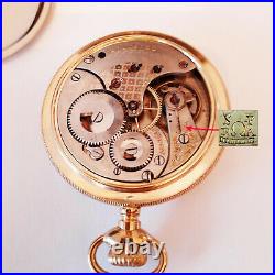 Antique OMEGA Pocket Watch 17 Jewels 16s Ca. 1899 Gold Filled Case