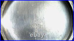 Antique Omega Pocket Watch Nickle Case C F Clare 1920's Runs