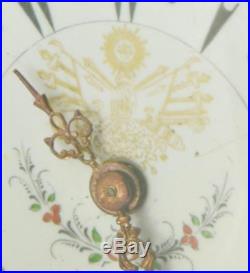 Antique Ottoman Army Pasha's award silver hunter case pocket watch. Tughra dial