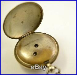 Antique Ottoman Empire Pocket watch WORKING serviced with original beads case