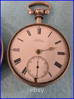 Antique Pair Case Silver Pocket Watch