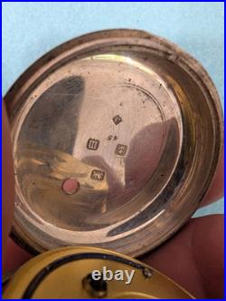 Antique Pair Case Silver Pocket Watch