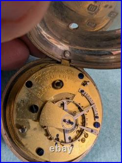 Antique Pair Case Silver Pocket Watch