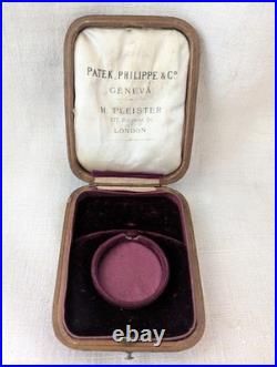 Antique Patek. Philippe & Co. Geneva Brown Leather Pocket Watch Case Circa 1840