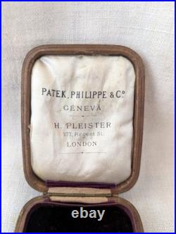 Antique Patek. Philippe & Co. Geneva Brown Leather Pocket Watch Case Circa 1840