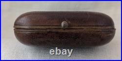 Antique Patek. Philippe & Co. Geneva Brown Leather Pocket Watch Case Circa 1840