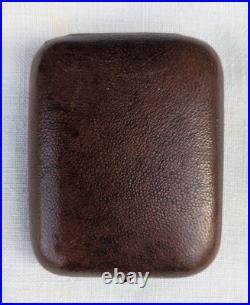Antique Patek. Philippe & Co. Geneva Brown Leather Pocket Watch Case Circa 1840