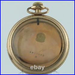 Antique Philadelphia Coin & Guilloche Pocket Watch Case for 16 Size Gold Filled