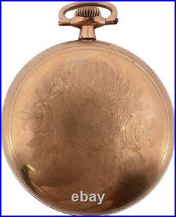 Antique Philadelphia Victory Open Face Pocket Watch Case for 18 Size Gold Filled
