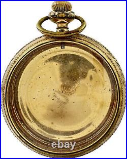 Antique Philadelphia Victory Pocket Watch Case for 18 Size Gold Filled Beaded