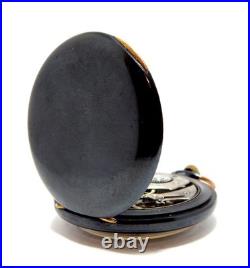 Antique Pocket Movado 15 Jewels Open Face Case Steel Circa 1950 Working