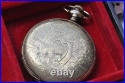 Antique Pocket Watch 3 Cases Elgin 15 Jewels Working