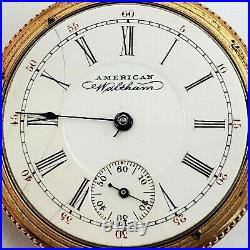 Antique Pocket Watch Case Courvoisier & Wilcox MFG. 14K Full Hunting Waltham Wrx