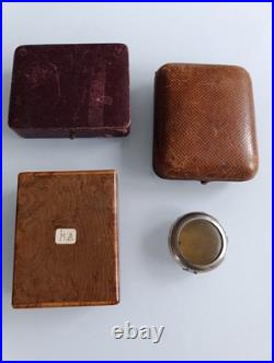 Antique Pocket Watch Case Victorian Pocket Watch Box Gold Silver