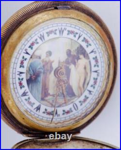 Antique Pocket Watch Full Hunter Case for Ottoman Market c1860's