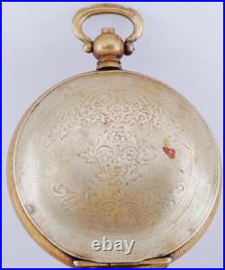 Antique Pocket Watch Full Hunter Case for Ottoman Market c1860's Enamel Dial