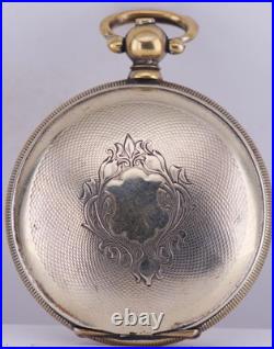 Antique Pocket Watch Full Hunter Tughra Case for Ottoman Market c1900 Mehmed V