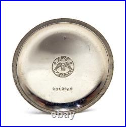 Antique Pocket Watch LONGINES Cal 19.75N Case Steel 53mm Circa 1915 Working