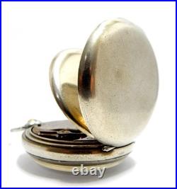 Antique Pocket Watch LONGINES Open Face Cal 17.61 Case Steel Circa 1910 Working