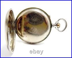 Antique Pocket Watch LONGINES Open Face Cal 17.61 Case Steel Circa 1910 Working