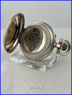 Antique Pocket Watch Manual Wind with Thick Case and Onion Crown, Works