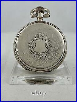 Antique Pocket Watch Manual Wind with Thick Case and Onion Crown, Works