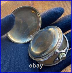 Antique Pocket Watch Mechanical Swiss Longines Gilt Full Hunter Rare Old 20th