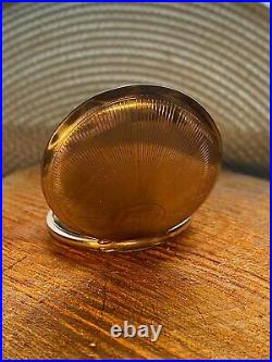 Antique Pocket Watch Mechanical Swiss Longines Gilt Full Hunter Rare Old 20th