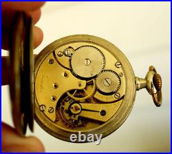 Antique Pocket Watch Omega Case & Dial Marked OMEGA Rare