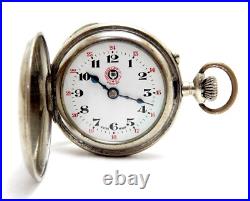 Antique Pocket Watch ROSSKOPF & Co Hunter Grand Prix Paris 49mm 1905c Working