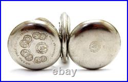 Antique Pocket Watch ROSSKOPF & Co Hunter Grand Prix Paris 49mm 1905c Working