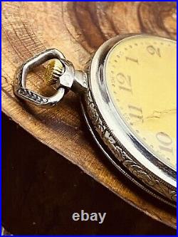 Antique Pocket Watch Running Defiance Case 47mm 15J #5696