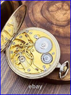 Antique Pocket Watch Running Defiance Case 47mm 15J #5696