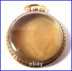 Antique Pocket Watch Star 10k Roled Gold Plate Case Only 50.6mm Wide