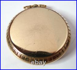 Antique Pocket Watch Star 10k Roled Gold Plate Case Only 50.6mm Wide