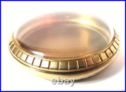 Antique Pocket Watch Star 10k Roled Gold Plate Case Only 50.6mm Wide