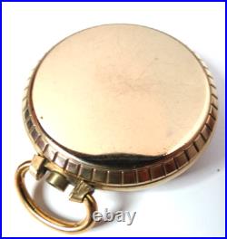 Antique Pocket Watch Star 10k Roled Gold Plate Case Only 50.6mm Wide