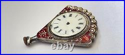 Antique Pocket watch Silver Enamel Case Antique Mesonic Pocket watch ASIS