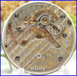 Antique Pocket watch movement Hamilton RR grade 940 18S 21 jewel OF circa 1907