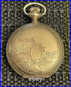Antique Private Label Liberty Bell Pocket Watch 15j 0s GF Hunter Case Runs