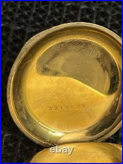Antique Private Label Liberty Bell Pocket Watch 15j 0s GF Hunter Case Runs