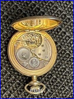 Antique Private Label Liberty Bell Pocket Watch 15j 0s GF Hunter Case Runs