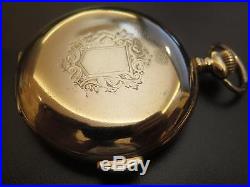 Antique Quarter Repeater Gold Filled Hunting Case Pocket Watch Favre Leube
