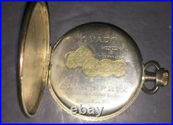 Antique RARE Silver Movado For Cuervo Y Sobrinos Habana Pocket Watch Hunter Case