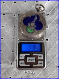 Antique Robert & Co. Geneva Pocket Watch Sterling Silver 800M Case Ta