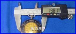 Antique Rose W Co. 925 STERLING SILVER POCKET WATCH CASE Automatic WORKING GOOD