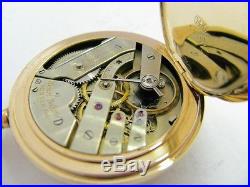 Antique SWISS Patek Philippe Pocket Watch Movement REPAIR / RUNS 14K Elgin Case