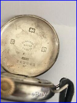 Antique Silver WW1 Waltham Trench Watch Dennison Case
