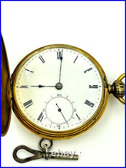 Antique Size 18, American Waltham 18K Hunter Case Pocket Watch Appleton Tracy