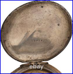 Antique Star Tri Color Hunter Pocket Watch Case for 16 Size Sterling Silver